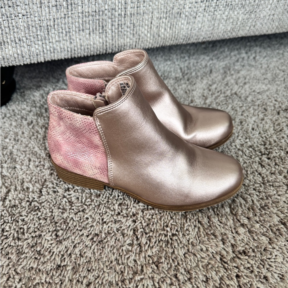 MIA Metallic Pink and Rose gold Kids Booties